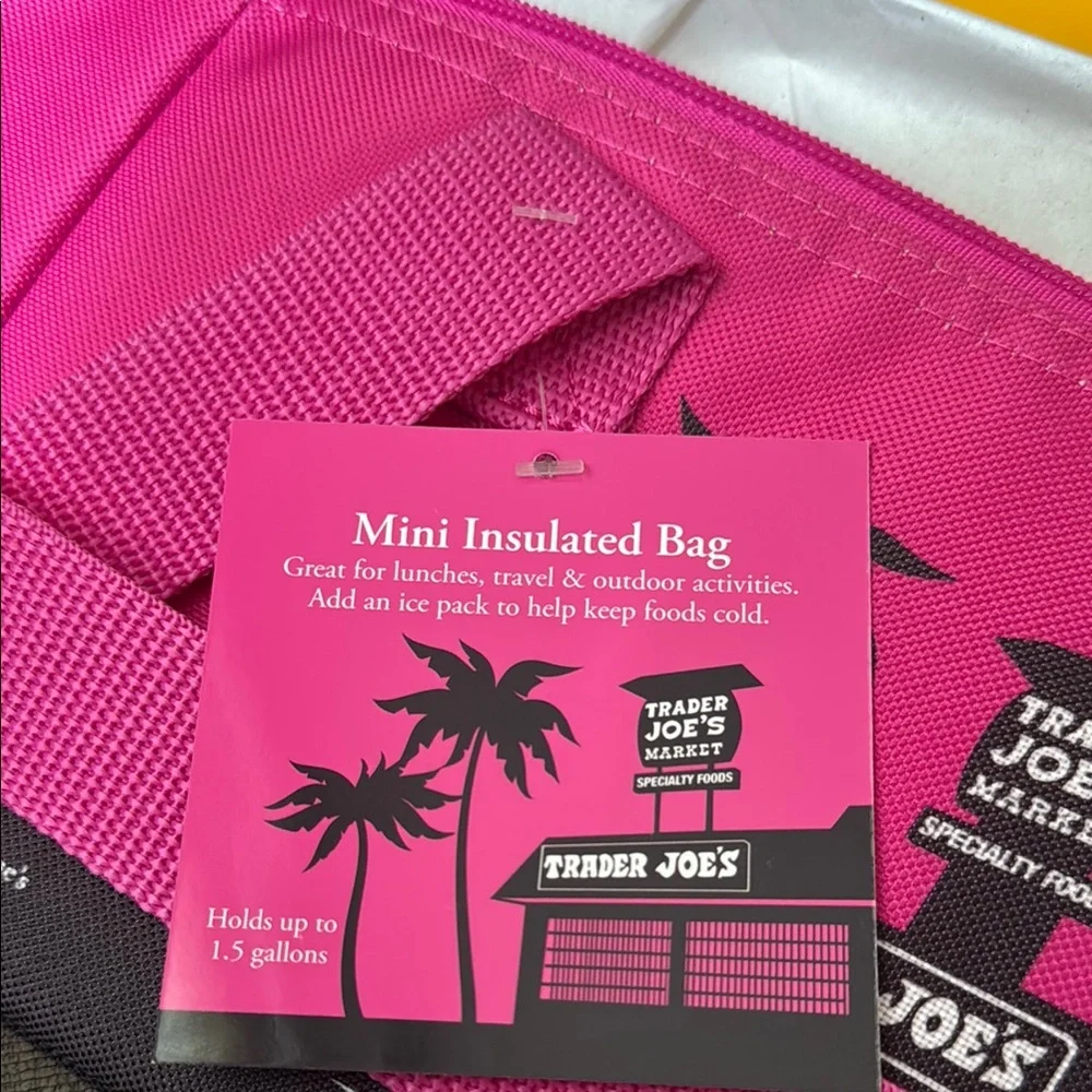 COPY - BNWT Trader Joe’s Mini Insulated Tote Bag! (Multiples Available!) - Picture 2 of 3